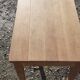 Table de ferme en chêne pieds fuselé bois brut