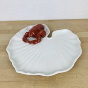 Italian ceramic crayfish dish Baretonni Nove