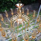 De majo murano sixteen arm chandelier 1950/60