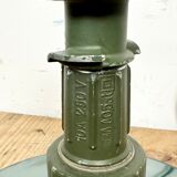 Industrial Green Enamel Pendant Lamp with Cast Aluminium Top, 1960