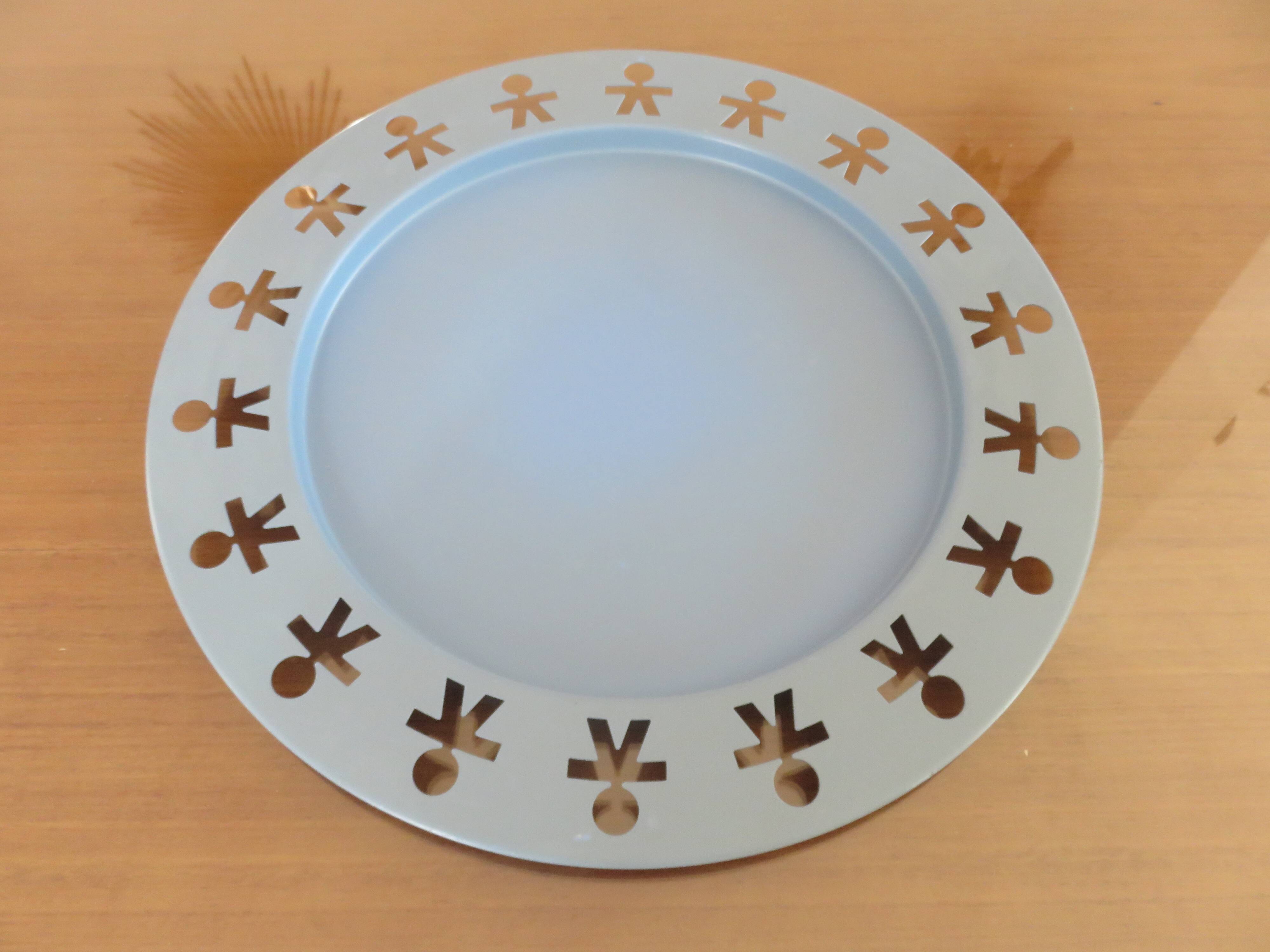 Round tray "girotondo" alessi italy