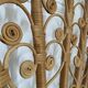 Peacock rattan headboard, circa 1960