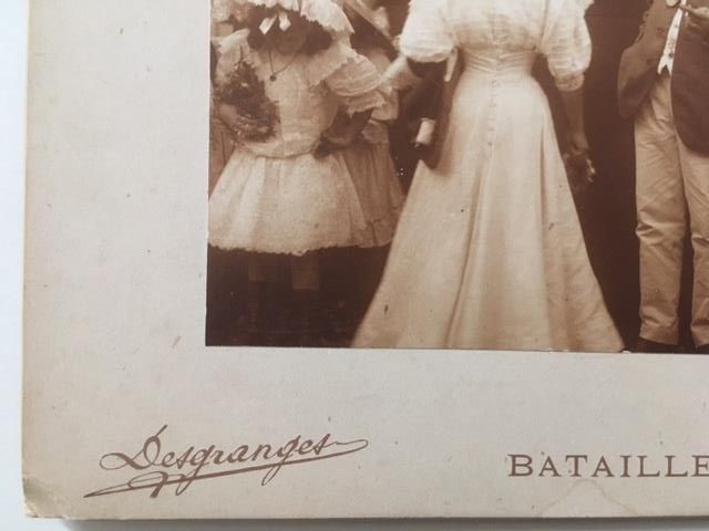 Photography Desgranges France Battle of flowers Aix the baths around 1900
