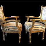 Fauteuils style Louis XVI