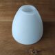 Small translucent white glass lampshade