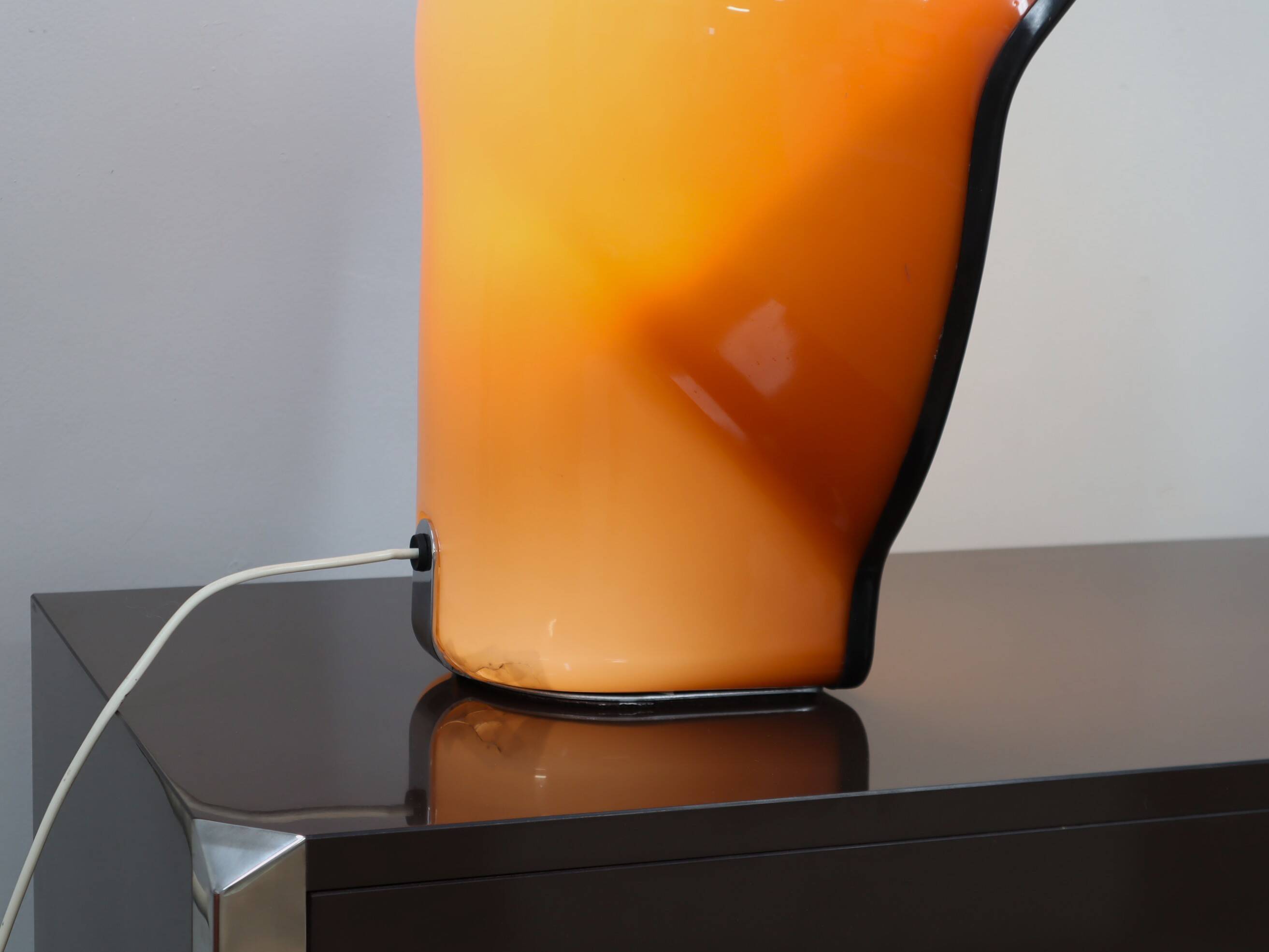 Original space age Fabio Lenci "Birghitta" table lamp for iGuzzini 1960s