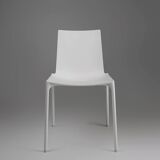 21th Century elegant white design chair, Belgium