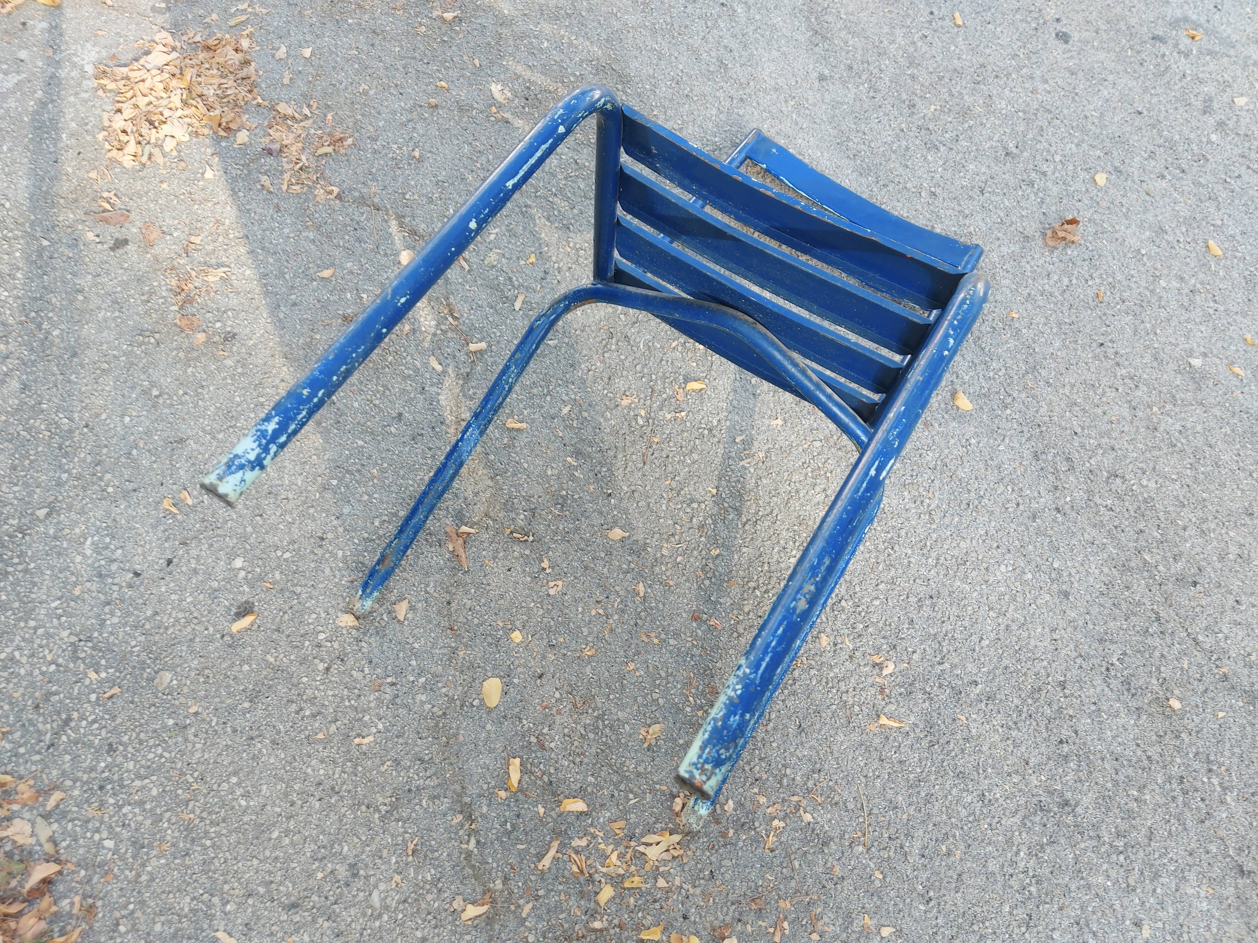 Set of 4 chairs tivoli chairs by Francisco Segarra in metal