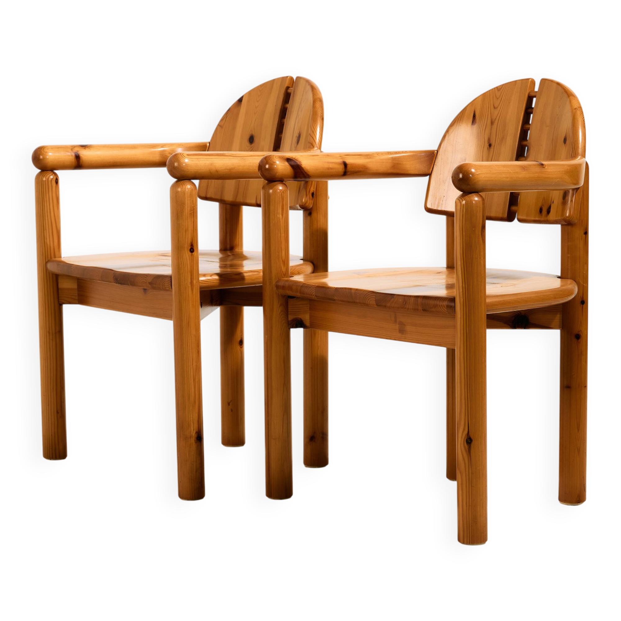 Pine armchair by Rainer Daumiller for Hirtshals Savvaerk, set of 2