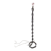 Lampadaire chaine brutaliste