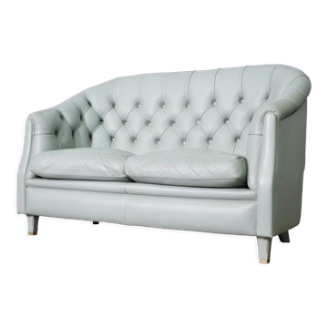 2 seater sofa in Valdichienti leather, 80s