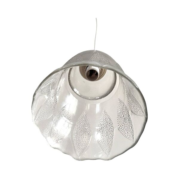 Lampe suspendue en forme de fleur, Narva Leuchen, Allemagne, années 1970.