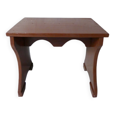 Petit banc marche pied en bois