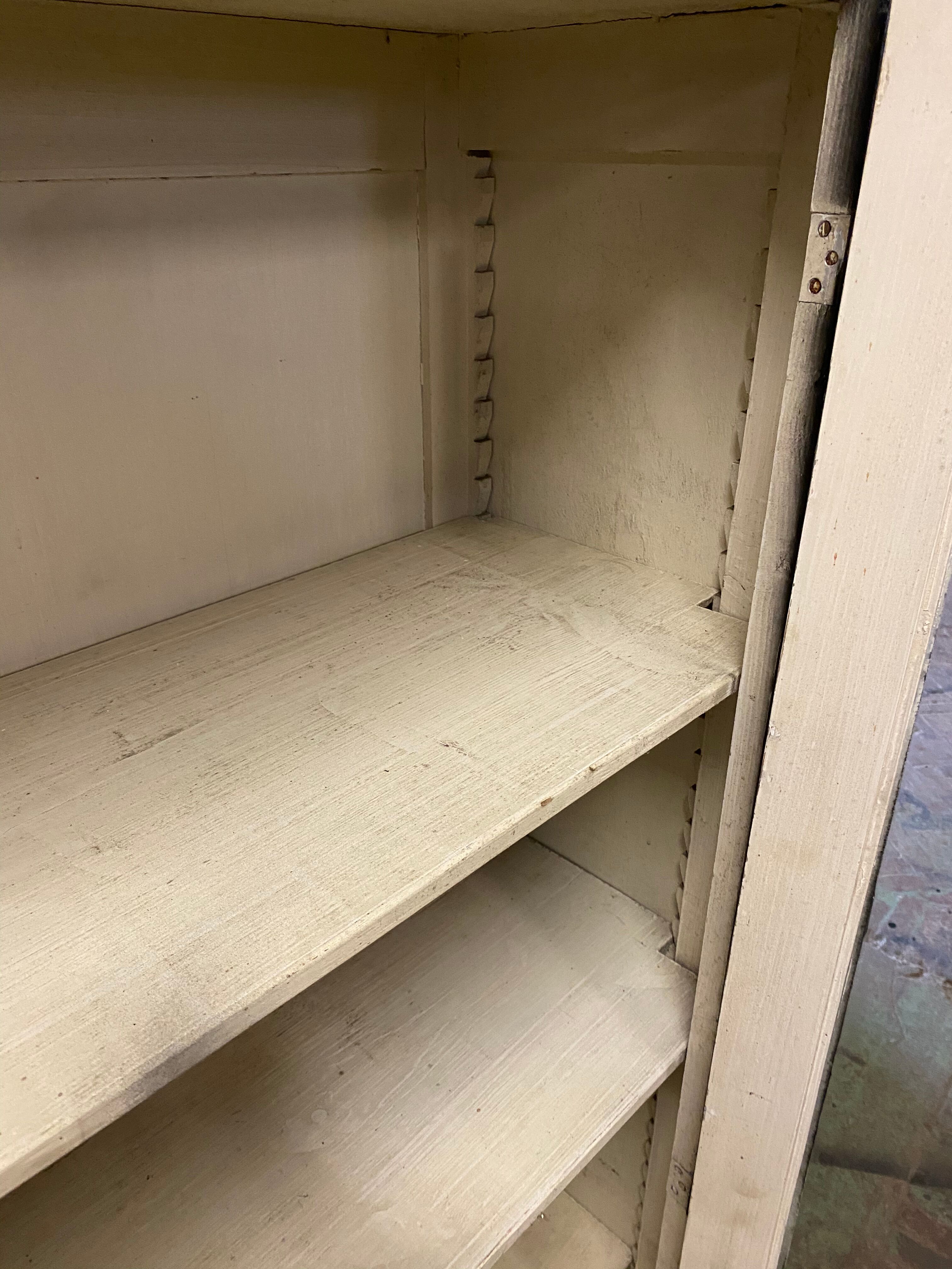 Black patinated vintage library