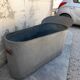 Ancient zinc bathtub 1900 -1m40