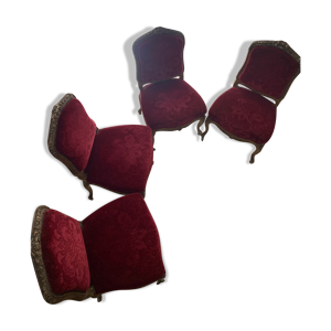 Lot de chaises fin 19ème