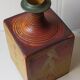 Vase soliflore terre émaillée scandinave vintage
