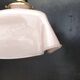 Pink opaline pendant light