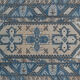 Tapis turc oushak bleu 105 x 175 cm
