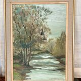 Painting on canvas Sologne