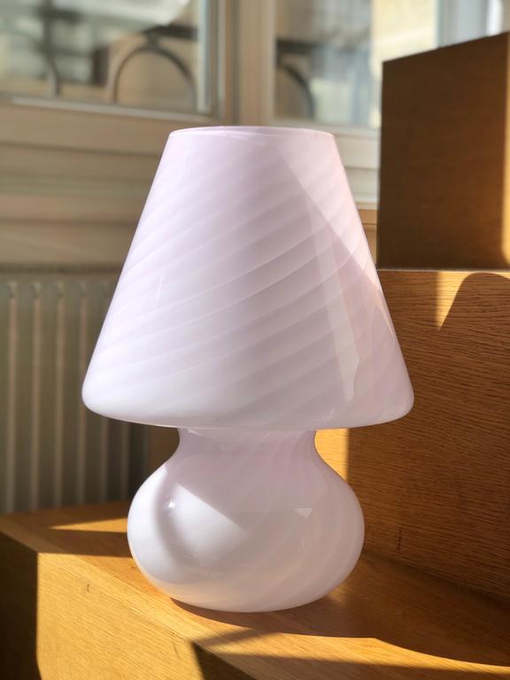 Murano mushroom lamp