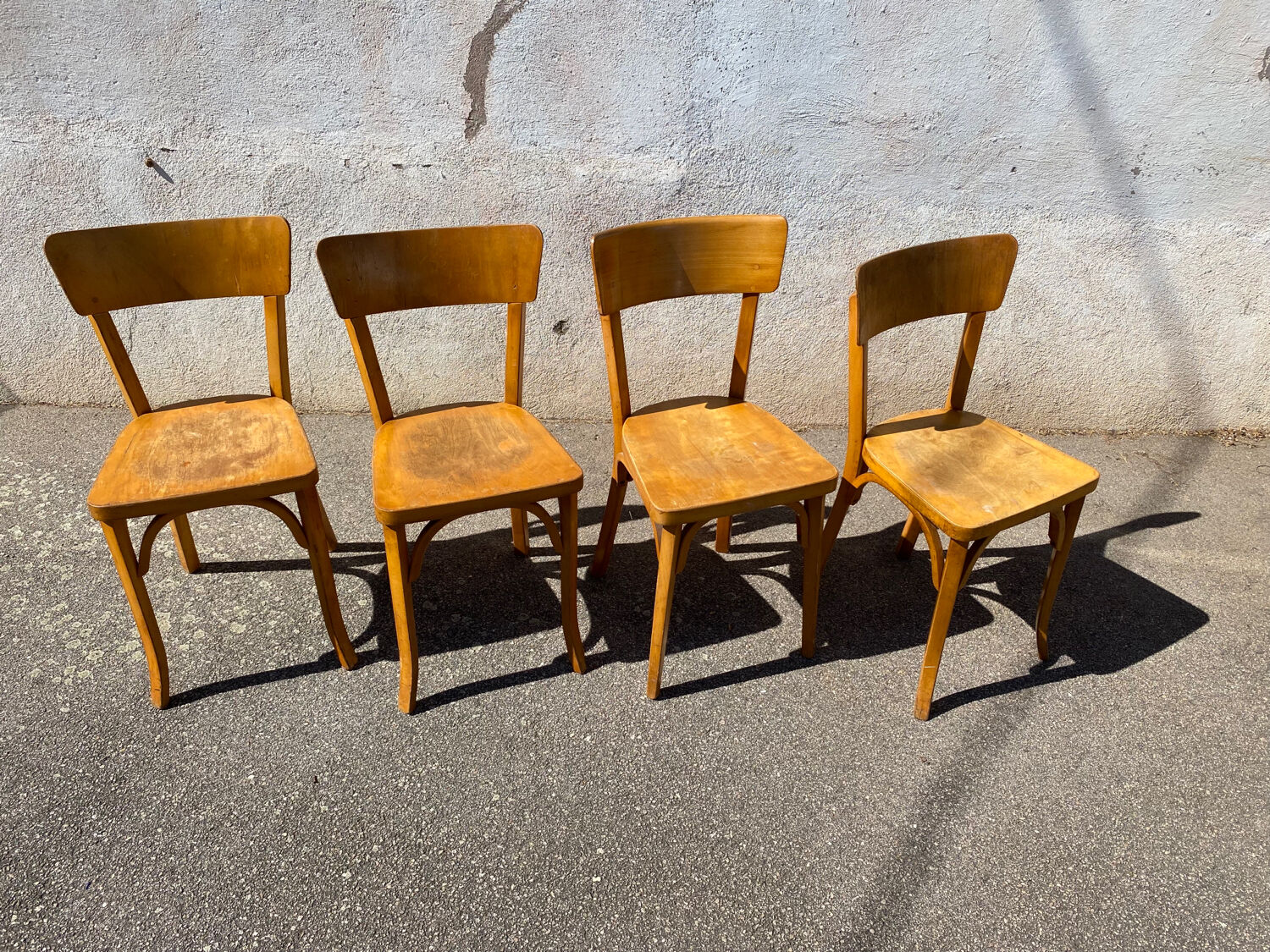 Set of 4 chairs bistrot Baumann