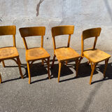 Set of 4 chairs bistrot Baumann