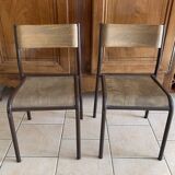 Vintage school chairs