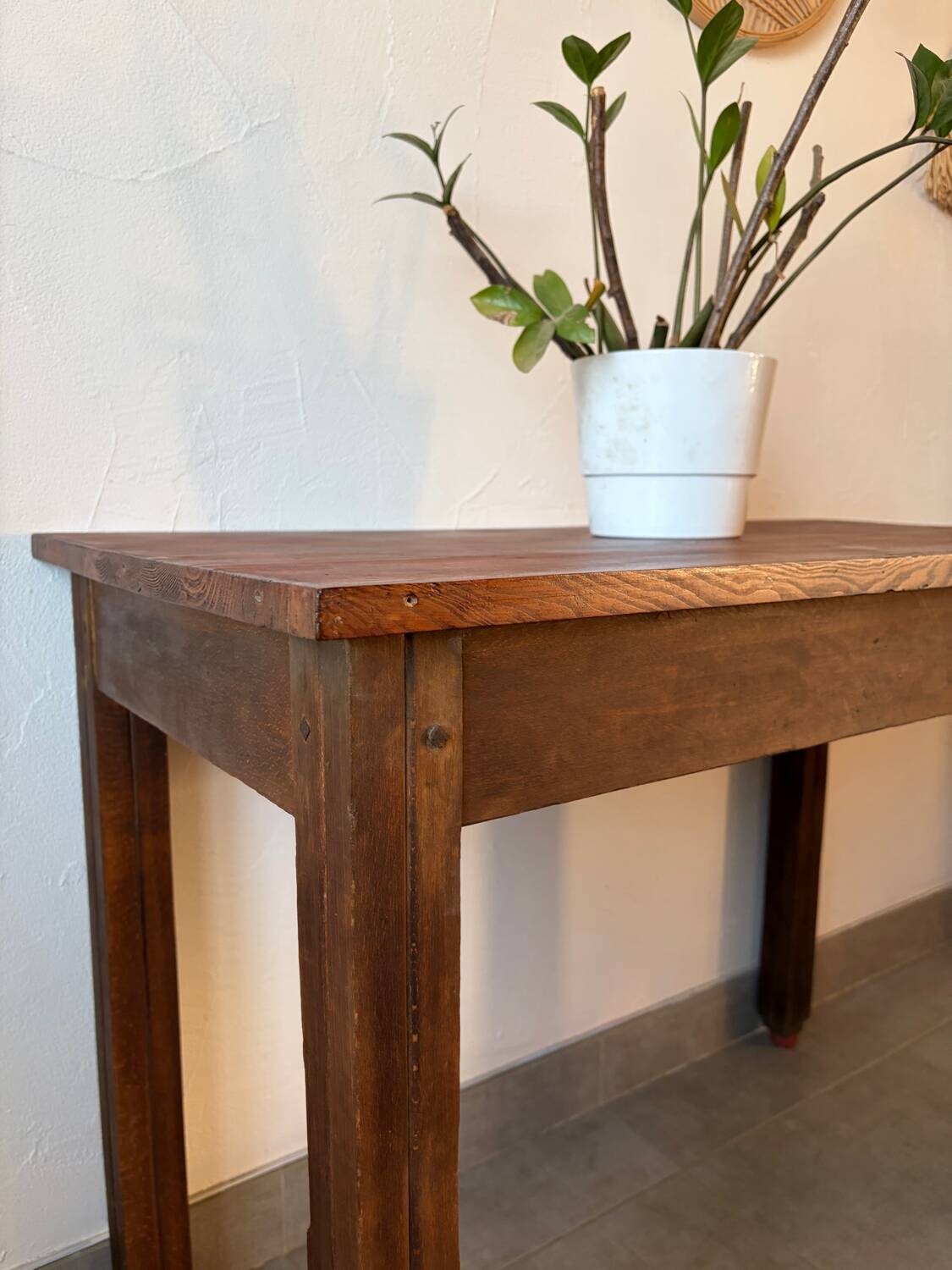 Charming vintage farmhouse table (small size)