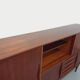 Vintage Scandinavian high sideboard in teak from the 50s and 60s