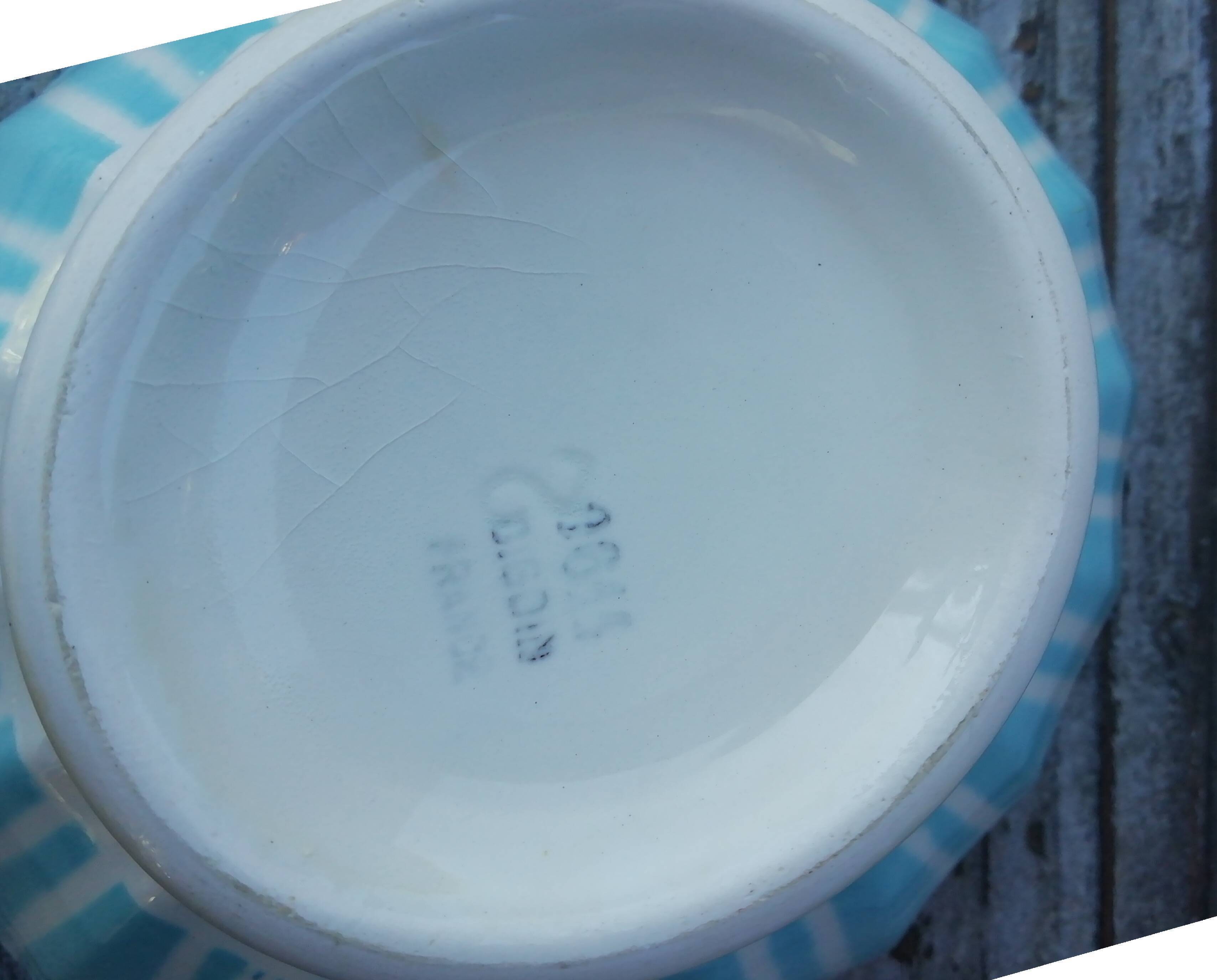 Sky blue Digoin bowl