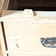Antique English pine chest of drawers