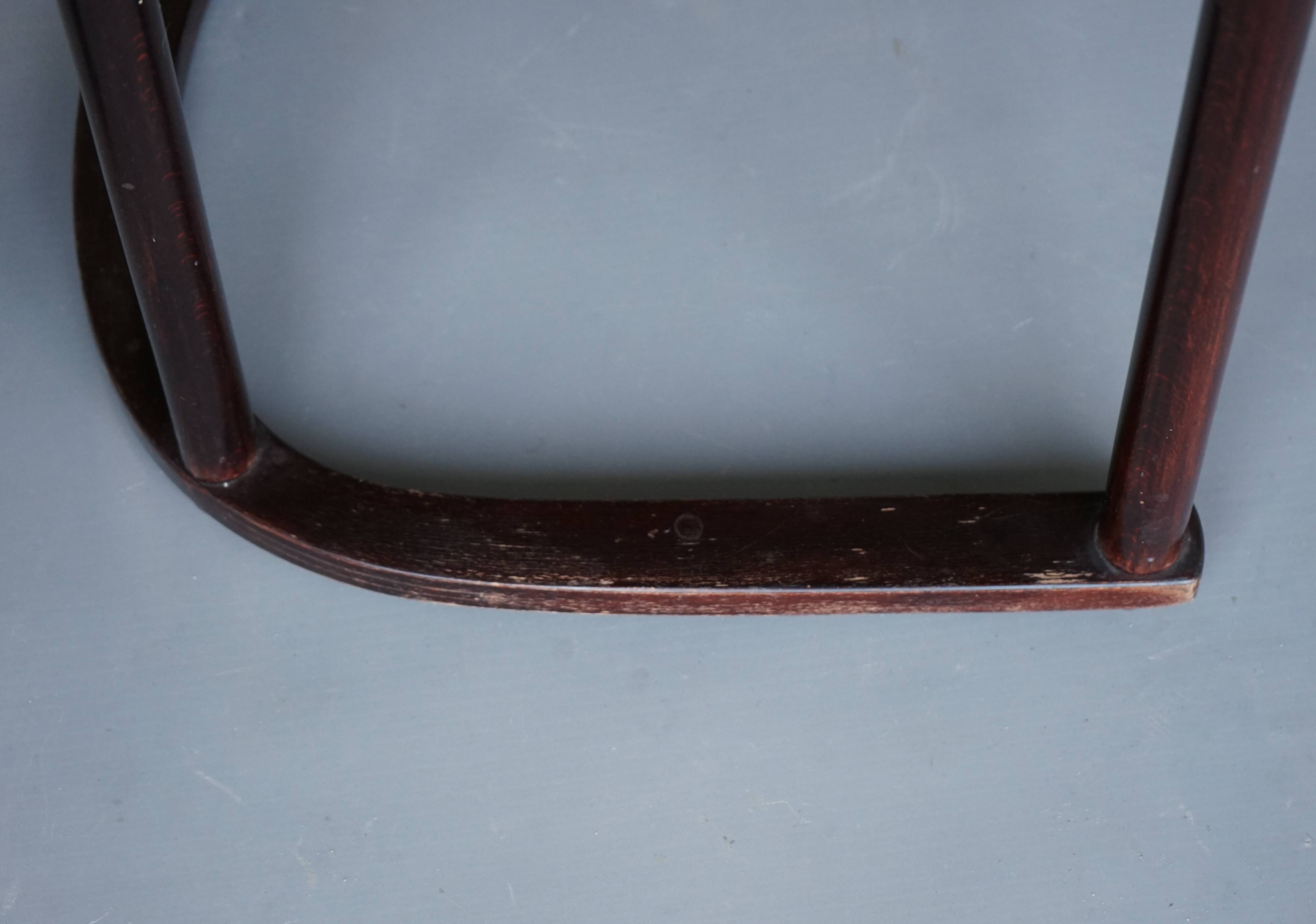 Model 728 'Fledermaus' chairs attributed to Josef Hoffmann for J & J Kohn,