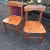 Chaises danoise en pin