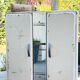 Vintage white metal medicine cabinet