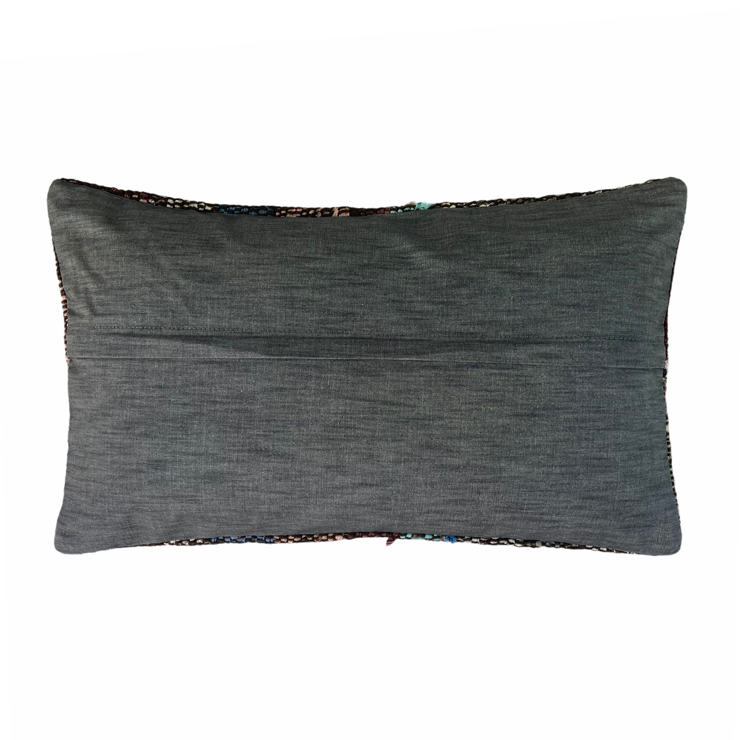 Vintage Turkish Kilim Cushion Cover, 30 x 50 cm