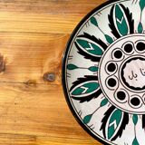 Decorative ceramic plate