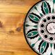 Decorative ceramic plate