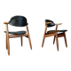 Chaises de salle à manger vintage Cowhorn par Tijsseling Meubelfabriek, Hulmefa, 1960,