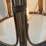 Lampadaire rotin