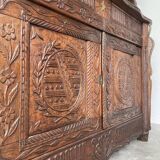 Meuble auvergnat brutaliste art populaire 1890