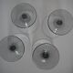 Lot de 4 verres en cristal