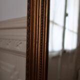 Very large golden mirror full foot 37x147cm