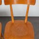 Ensemble de 3 chaises vintage édité par Ton, 1960