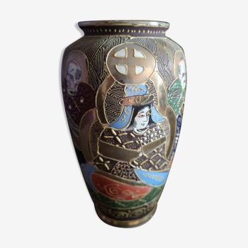 Vase céramique japonais 1ère moitié 20e siècle