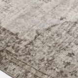Grey Oushak Antique Wool Carpet