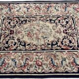 Carpet with knotted stitches in the style of Aubusson