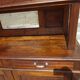 Buffet de cuisine, vaisselier ancien en noyer