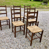 Brutalist mulched chairs series