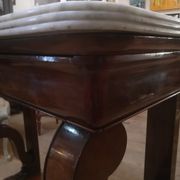 Console Restoration in mahogany and marble